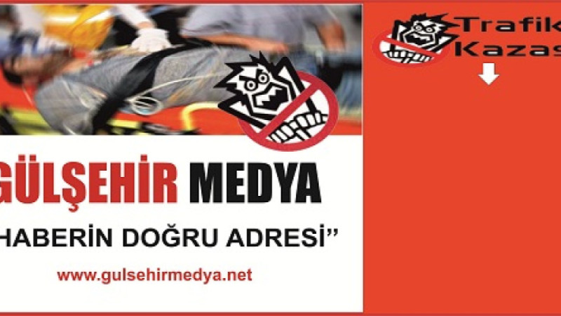 Gülşehir Avanos Yolunda Maddi Hasarlı Kaza