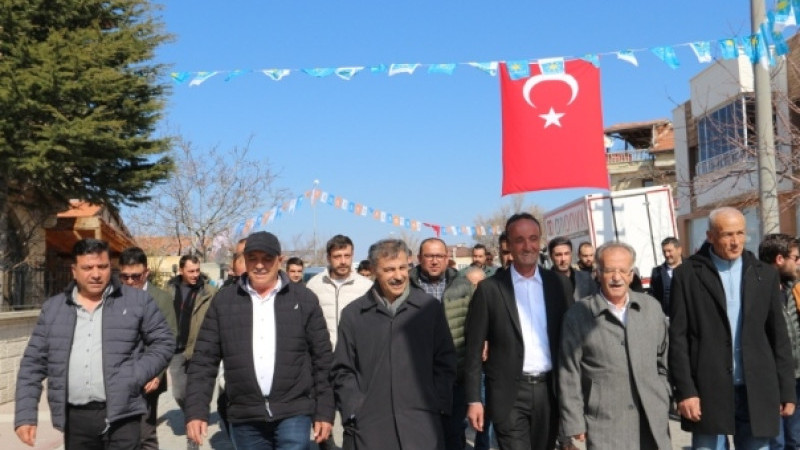 Başkan Osman Süslü’ye Uçhisar halkından büyük destek