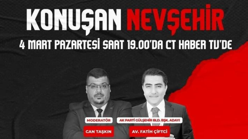 Başkan Çiftçi, CT Haber TV'de 