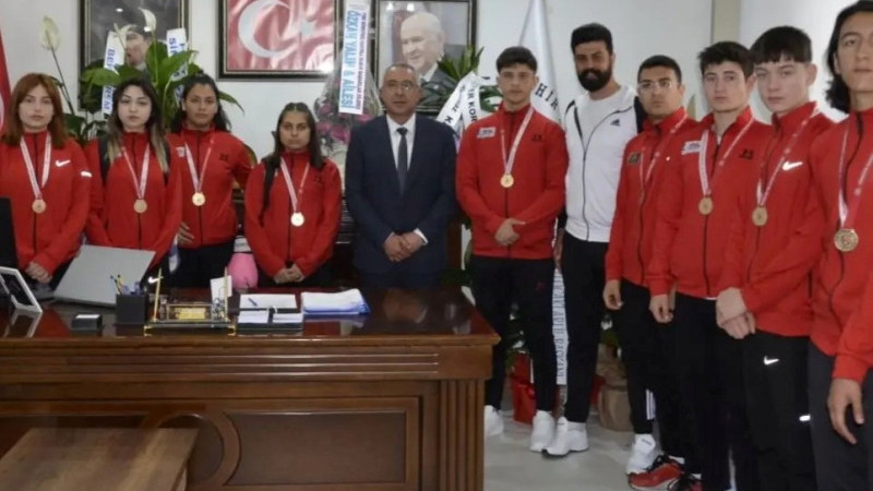 Gülşehir’in Şampiyon Boks Takımından Başkan Çiftçi’ye Ziyaret
