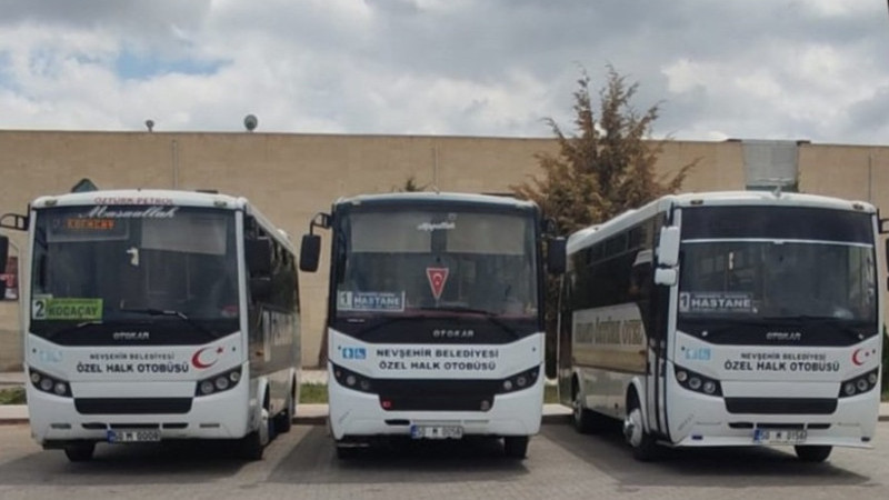 Nevşehir'de Şehir İçi Halk Otobüsleri Zamlandı