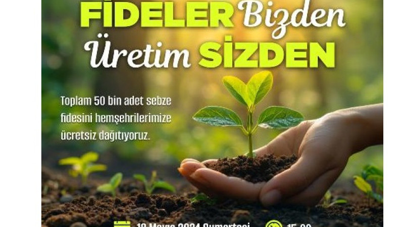 Nevşehir Belediyesi Ücretsiz Sebze Fidesi Dağıtacak