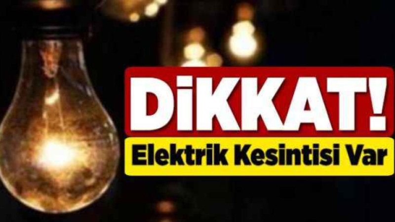 Eskiyaylacık ve Yeniyaylacık Köylerinde Elektrik Kesintisi