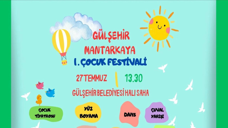 Gülşehir’de Mantarkaya Çocuk Festivali Düzenlenecek