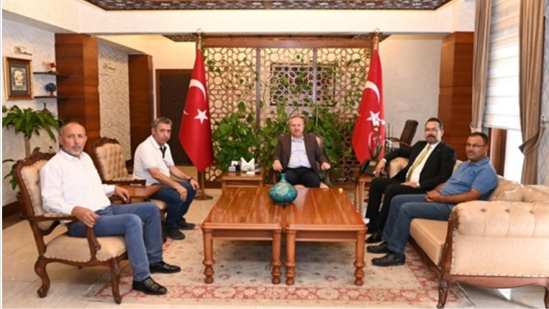 NGC Başkanı Bayram Ekici ve beraberindeki yönetim kurulu üyeleri Nevşehir Valisi Ali Fidan’ı ziyaret