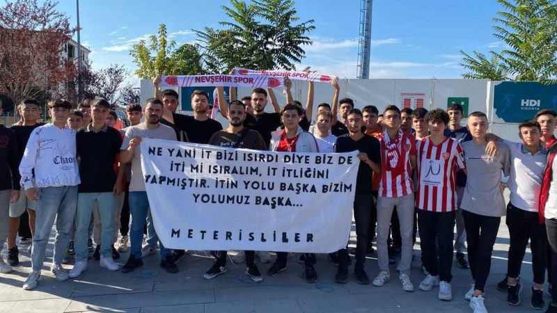 Meterisliler Grubundan Nevşehirspor yönetimine sert tepki