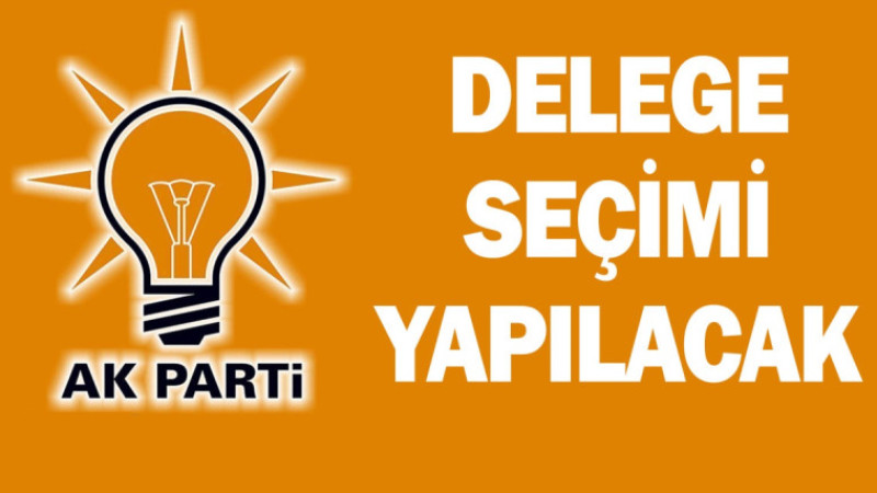 AK Parti Tarafından İlçelerde Delege Seçimleri Yapılıyor