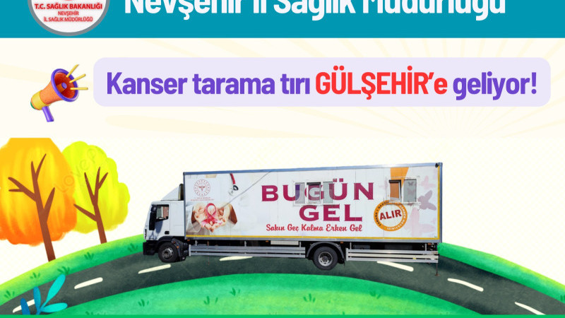 Gülşehir İlçesinde Ücretsiz Kanser Taraması Yapılacak