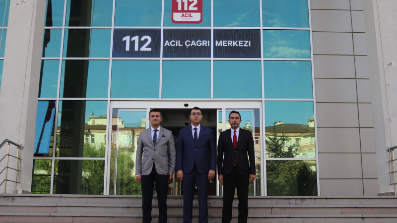 Kaymakam Gültekin’den 112 Acil Çağrı Merkezine Ziyaret