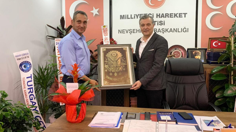 Gülşehir MHP Teşkilatı Yeni İl Başkanı Doğu’yu Ziyaret Etti