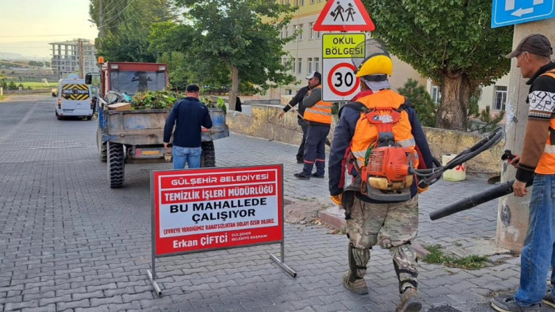 Belediye Çalışıyor, Gülşehir Daha da Güzelleşiyor