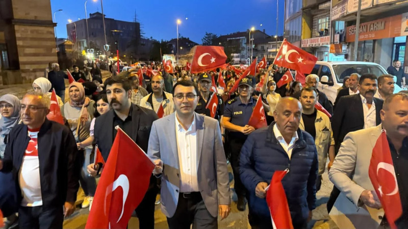 Gülşehir'de Fener Alayı Yürüyüşü Düzenlendi