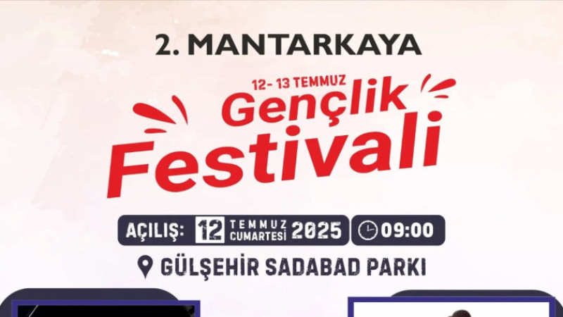 Mantarkaya Gençlik Festivali’nin İkincisi Düzenlenecek