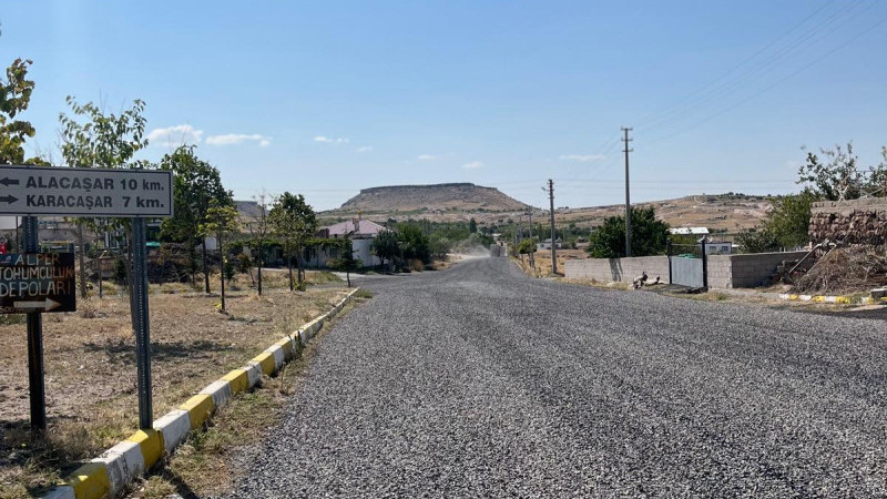 Karacaşar ile Çat Beldesi Arasındaki Yol Tamamlandı