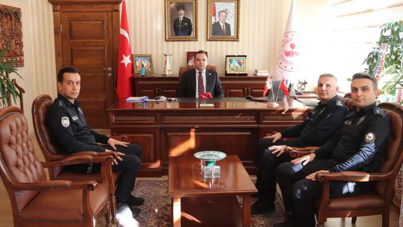 Emniyet Teşkilatı Kaymakam Değirmenci’yi Ziyaret Etti