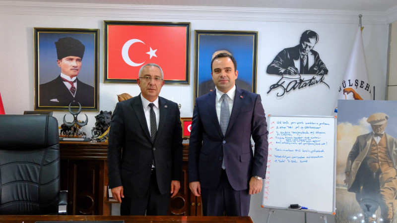 Kaymakam Değirmenci’den Başkan Çiftci’ye İade-i Ziyaret