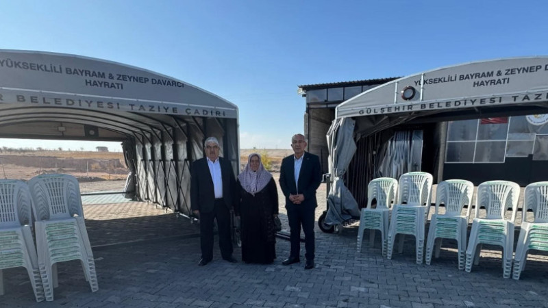 Gülşehir Belediyesine “Taziye Çadırı” Hibe Edildi