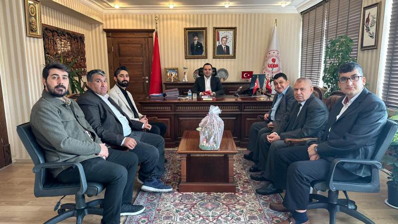 Kaymakam Değirmenci, Özel İnsanları Makamında Ağırladı