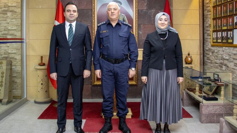 Kaymakam Değirmenci’den, İl Jandarma Komutanı’na Ziyaret