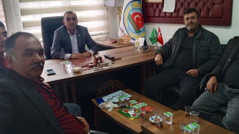 Köy Muhtarlarından Gülşehir Ziraat Odası Başkanına Ziyaret