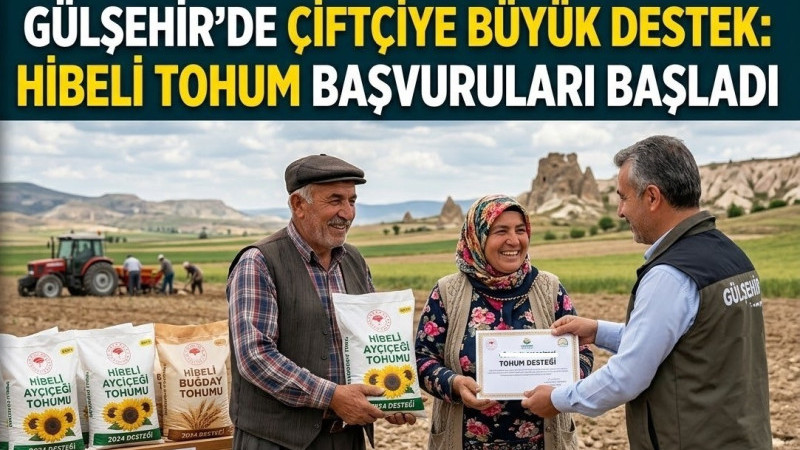 Gülşehir’de Çiftçiye Destek: Hibeli Tohum Başvuruları Başladı
