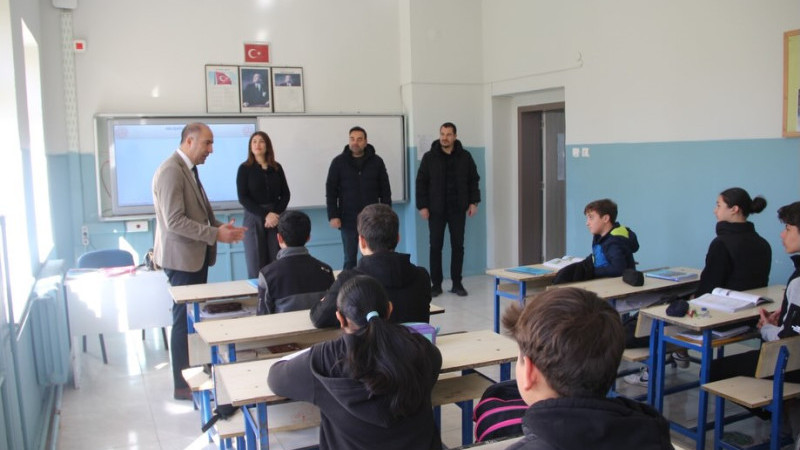 İlçe Millî Eğitim Müdürü Çevik'ten Okullara Yakın Takip