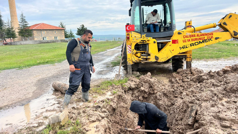 İl Özel İdaresi Ekiplerinden Köylere Anında Müdahale