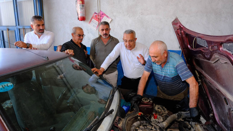Gülşehir’de Başkan Çiftci’den Sanayi Esnafına Moral  Ziyareti