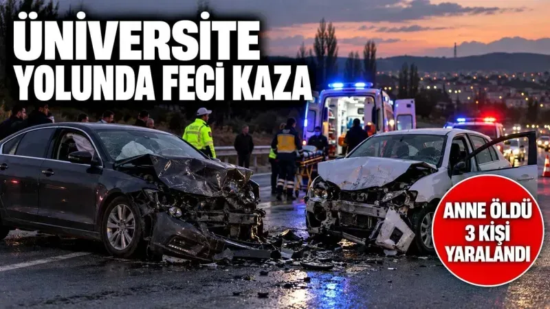 Nevşehir’li Aile Çankırı’da Kaza Yaptı: 1 Ölü, 3 Yaralı