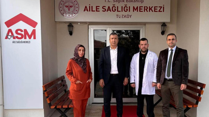İl Sağlık Müdürü, Tuzköy Aile Sağlığı Merkezi’ni Ziyaret Etti